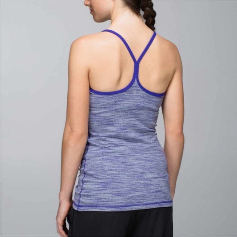 Lululemon Power Y Striped Racerback Tank Top Size 6